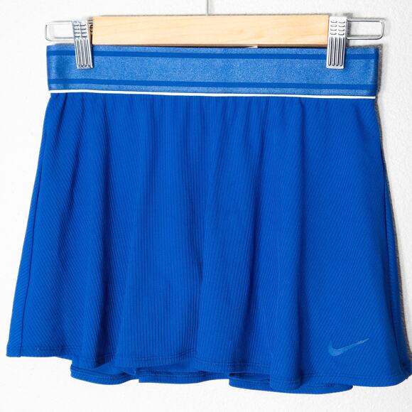 Nike Dri-Fit Tennis Skirt Blue Stretch Size Small Athleisure Tennis - Picture 1 of 6